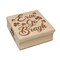 Erin Go Bragh Ireland Forever Shamrocks Square Rubber Stamp for Stamping Crafting